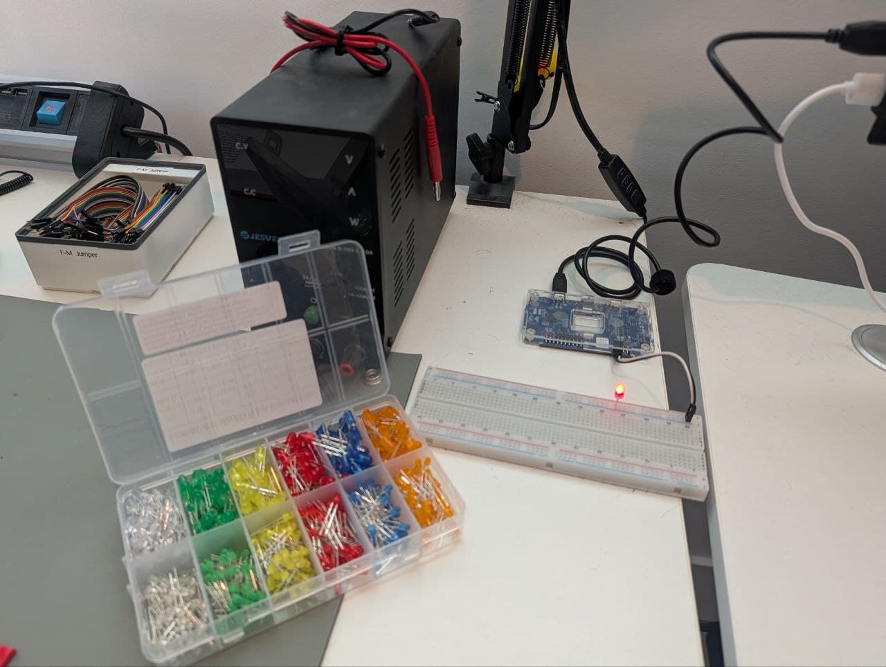 Computing Planck Constant from LEDs